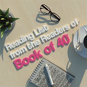 An awesome reading list from the Readers of Book of 40